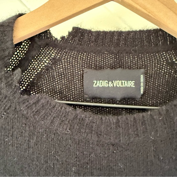Zadig & Voltaire Rock & Roll Reglis Cashmere sweater - Picture 6 of 10